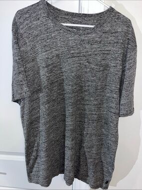 Lucky Brands Los Angeles Woven Gray Pocket T Shirt XL Cotton Poly No shrink